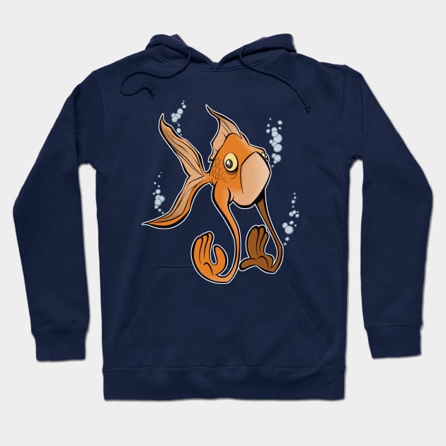 Goldfish Mermaid Hoodie by westinchurch